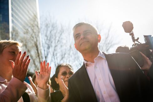 London Mayor Sadiq Khan.