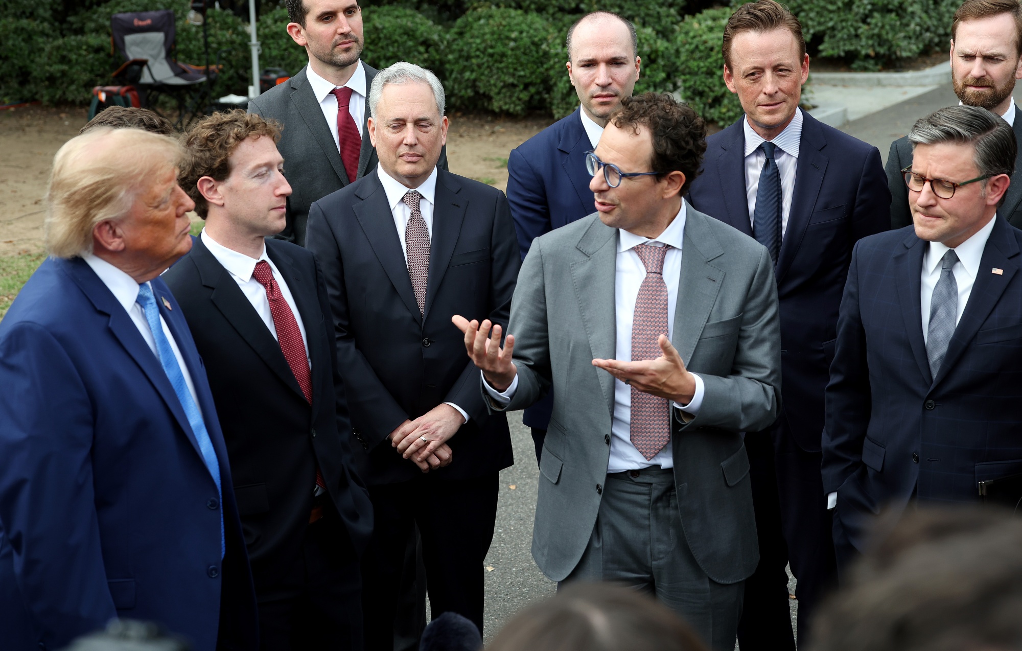 Trump discusses AI with Anthropic CEO Dario Amodei.