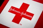 he Johnson & Johnson logo is arranged for a photograph in New York, U.S.