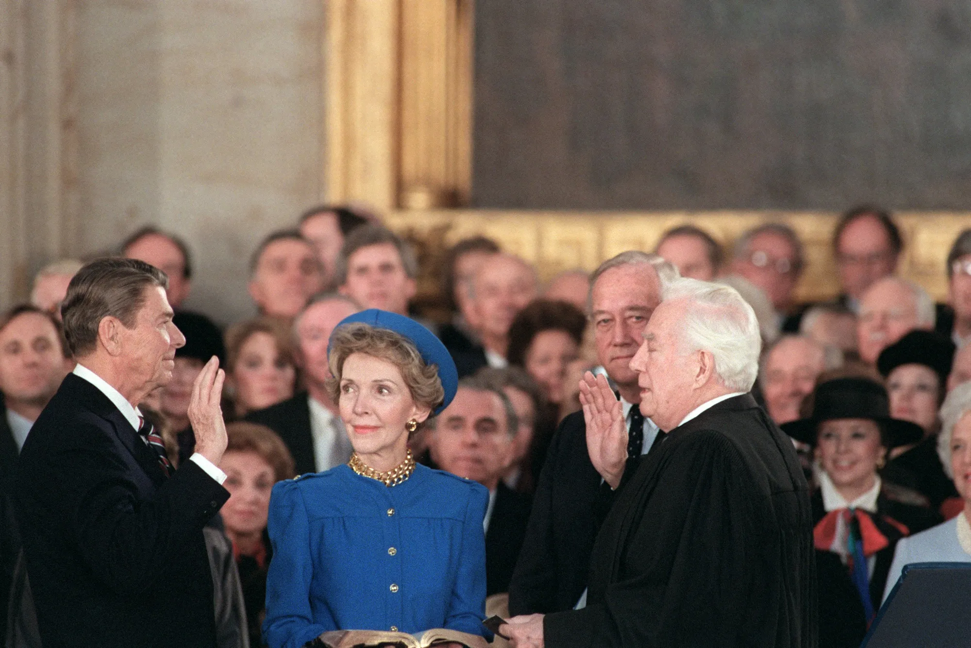 It was so cold on January 21, 1985 that US President Ronald Reagan’s swearing-in ceremony was moved indoors to the&nbsp;Capitol Rotunda in Washington DC.
