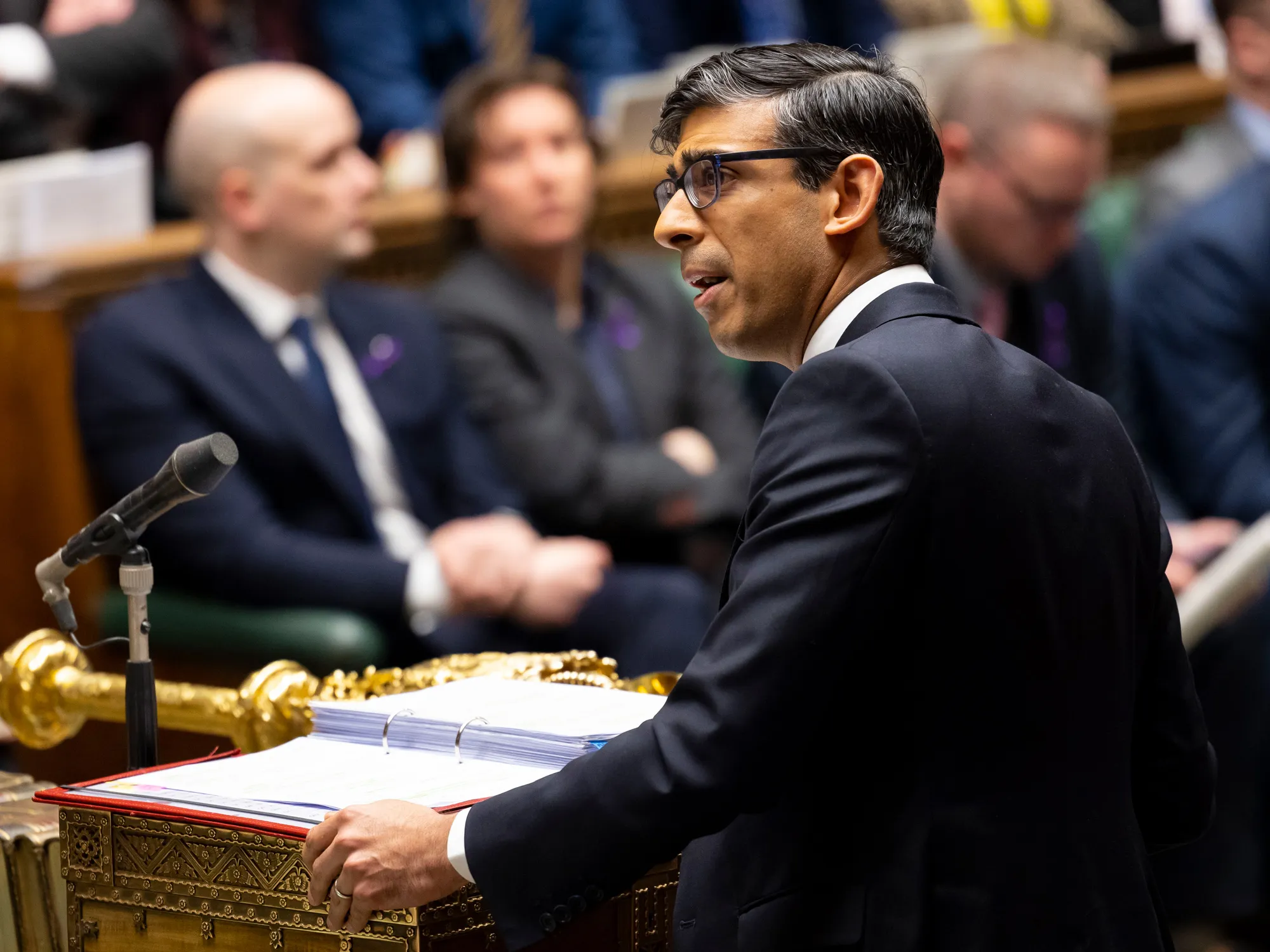 Rishi Sunak in Parliament on March 22.