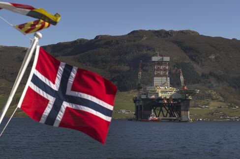 Oil Rig in Norway