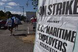 CANADA-PORTS-SHIPPING-STRIKE-LABOR-ECONOMY