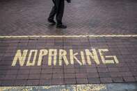 Bill Tompkins NOPARKING driveway sign Archive