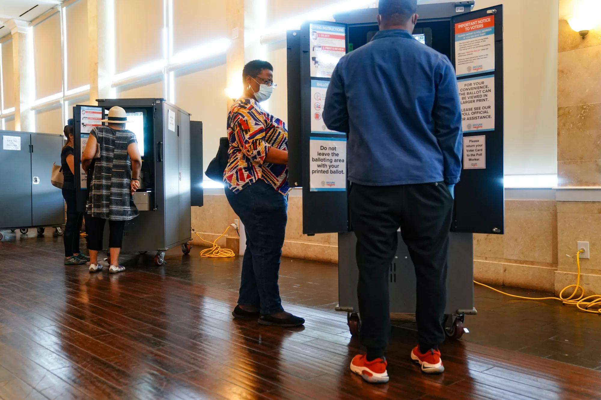 Atlanta voters in Georgia’s primary election&nbsp;on June 9.&nbsp;