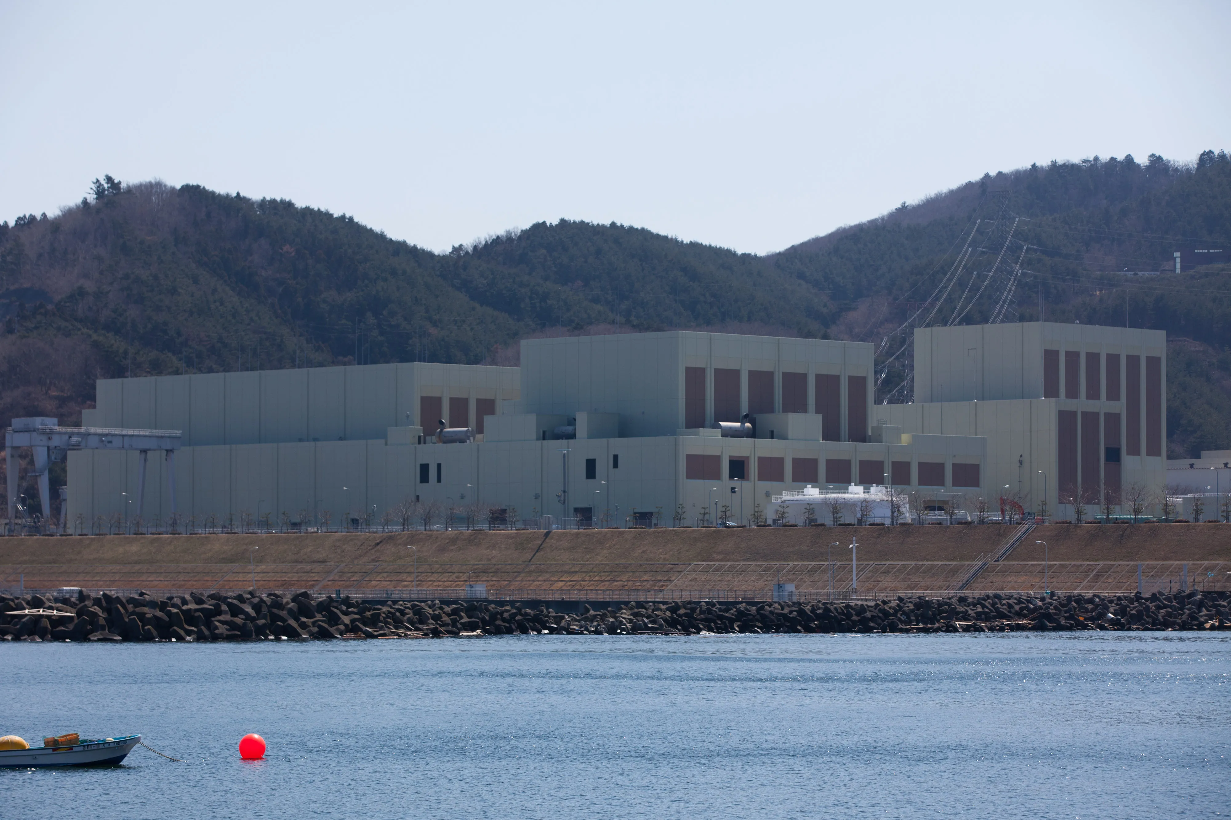 Onagawa nuclear plant in Miyagi prefecture.