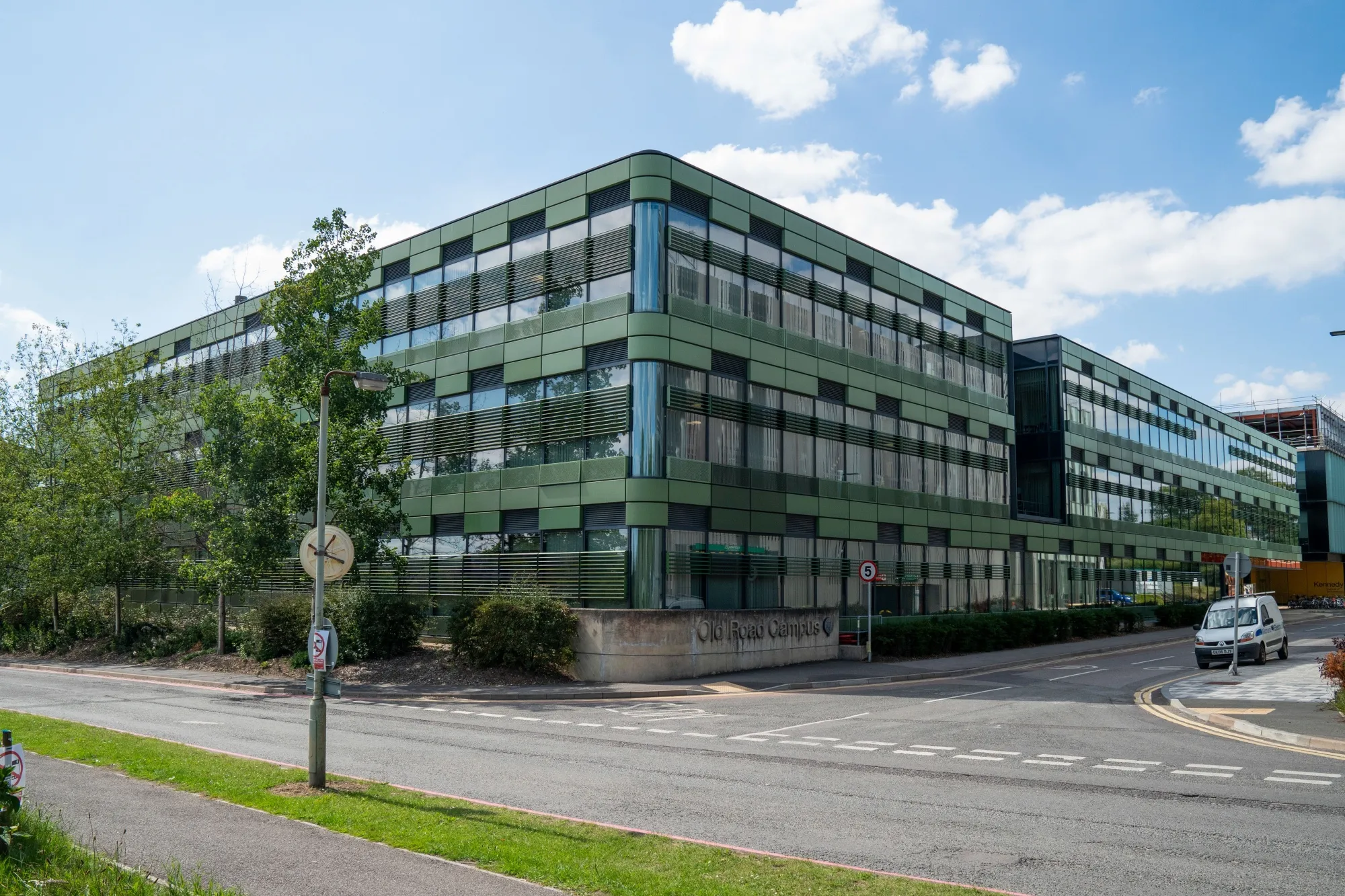 The Jenner Institute, the home of a University of Oxford human trial for a coronavirus vaccine, stands in Oxford, U.K., on&nbsp;July 20.