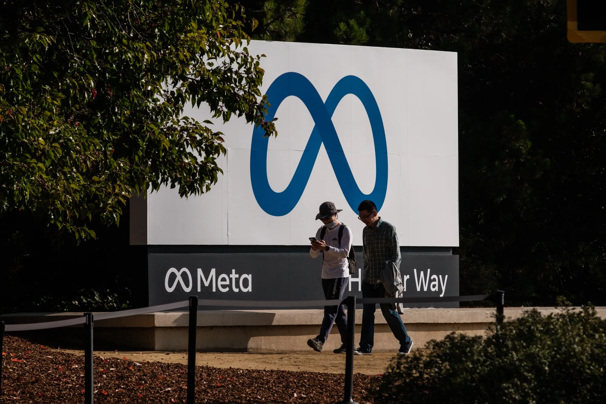 Meta headquarters in Menlo Park, California.