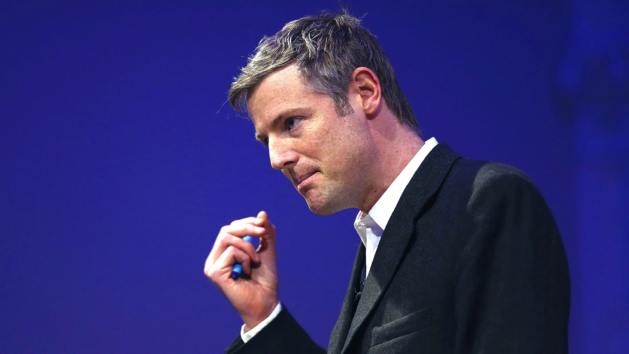 Zac Goldsmith at the RSA (Royal Society of Arts) on April 2, 2015 in London.
