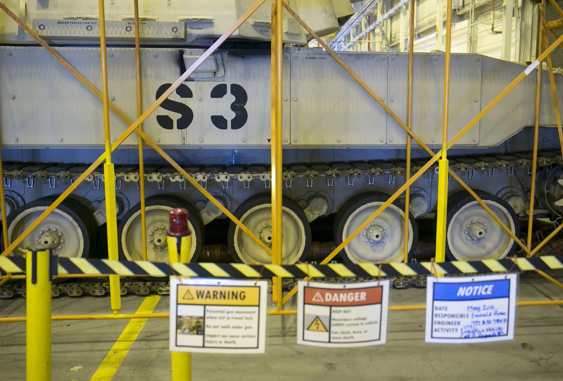 A Palladian Integrated Management (PIM) self-propelled howitzer prototype sits at the BAE Systems Plc Land &amp; Armaments facility in York, Pennsylvania.