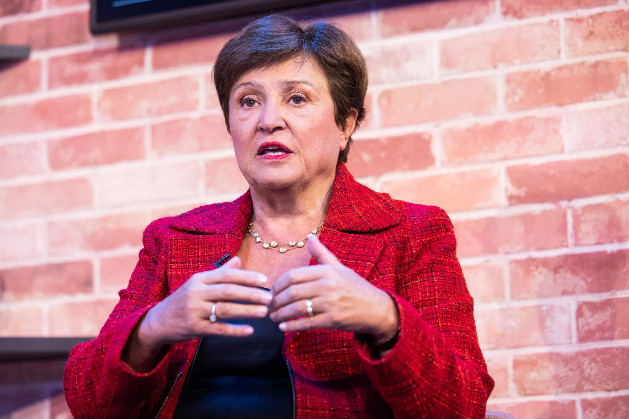 Kristalina Georgieva in Davos.