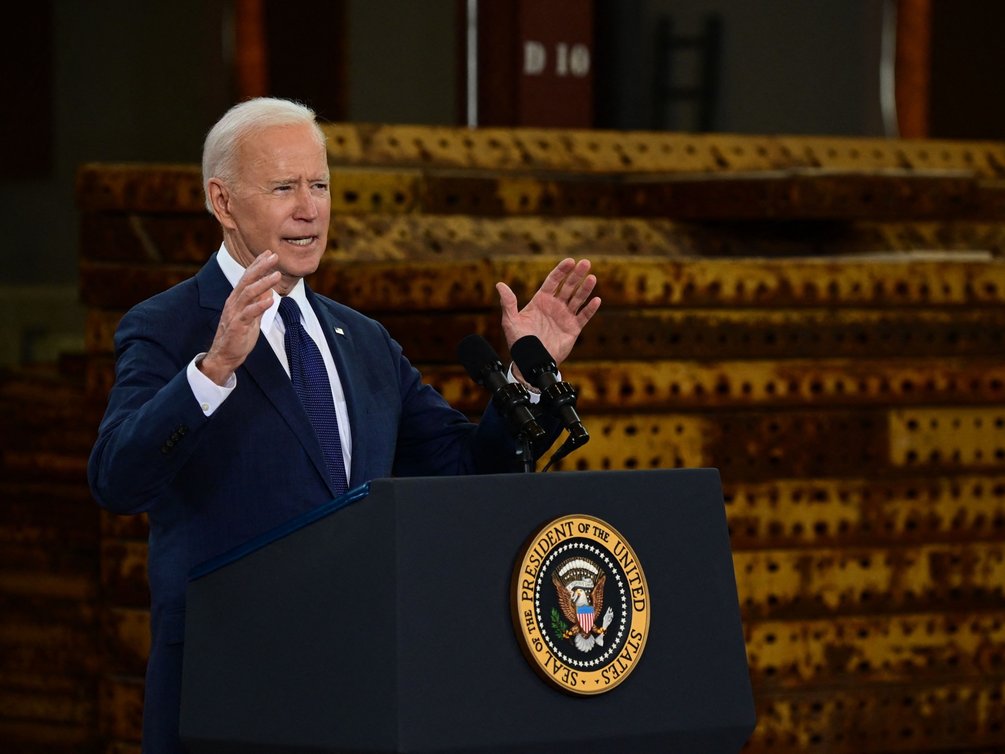 Biden S Infrastructure Pitch Could Use Help From Ike And Fdr Bloomberg