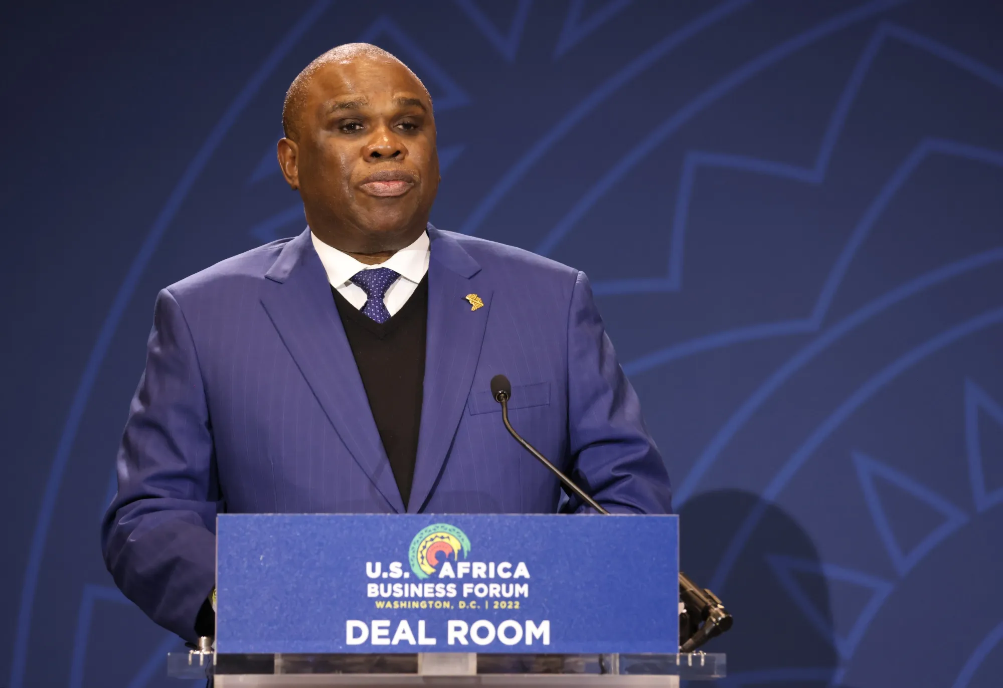 Benedict Okey Oramah, President and Chairman of the Board of Directors for Afreximbank.