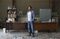 Daniel Lonsdale, founder of La República gins, at his new distillery in the Zona Sur.