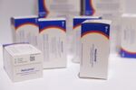 Boxes of Pfizer Inc.’s Paxlovid antiviral medication. 