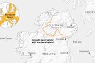 relates to In Ireland, ‘Catastrophic’ May Defeat Fuels Brexit Gamble Fears