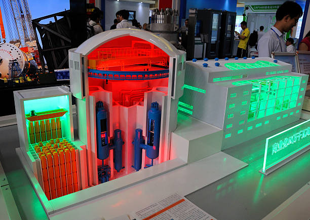 Model of the Shidao Bay high temperature gas-cooled reactor.