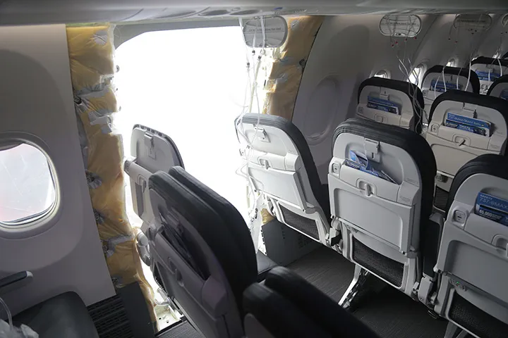 The Boeing 737-9 MAX that was&nbsp;Alaska Airlines Flight 1282 in Portland, Oregon