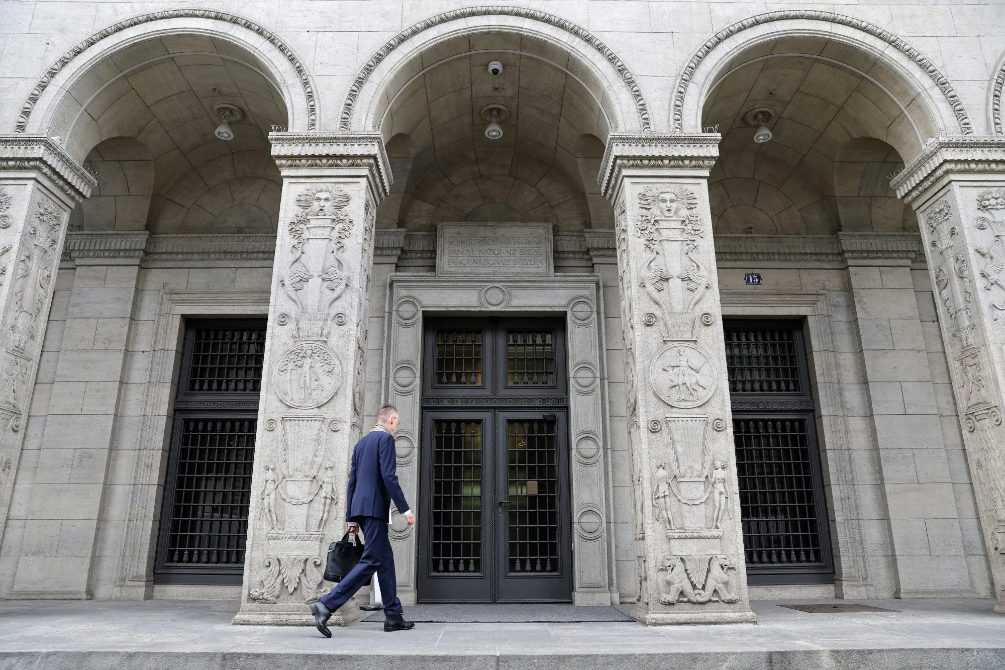 The Swiss National Bank office in Zurich.