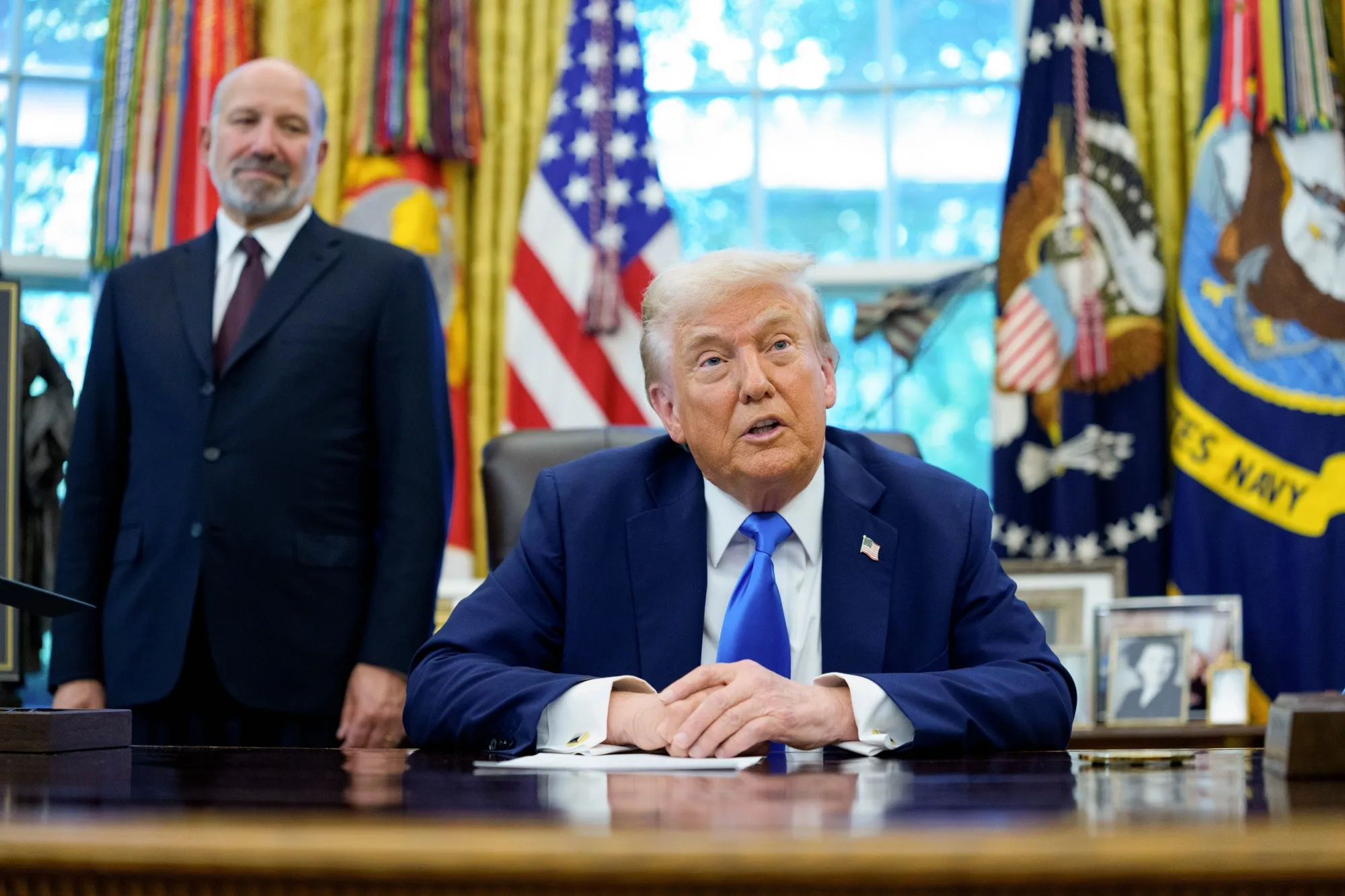 President Donald Trump and Commerce Secretary Howard Lutnick on unveiled plans on Sept. 19, to overhaul the H-1B visa program.