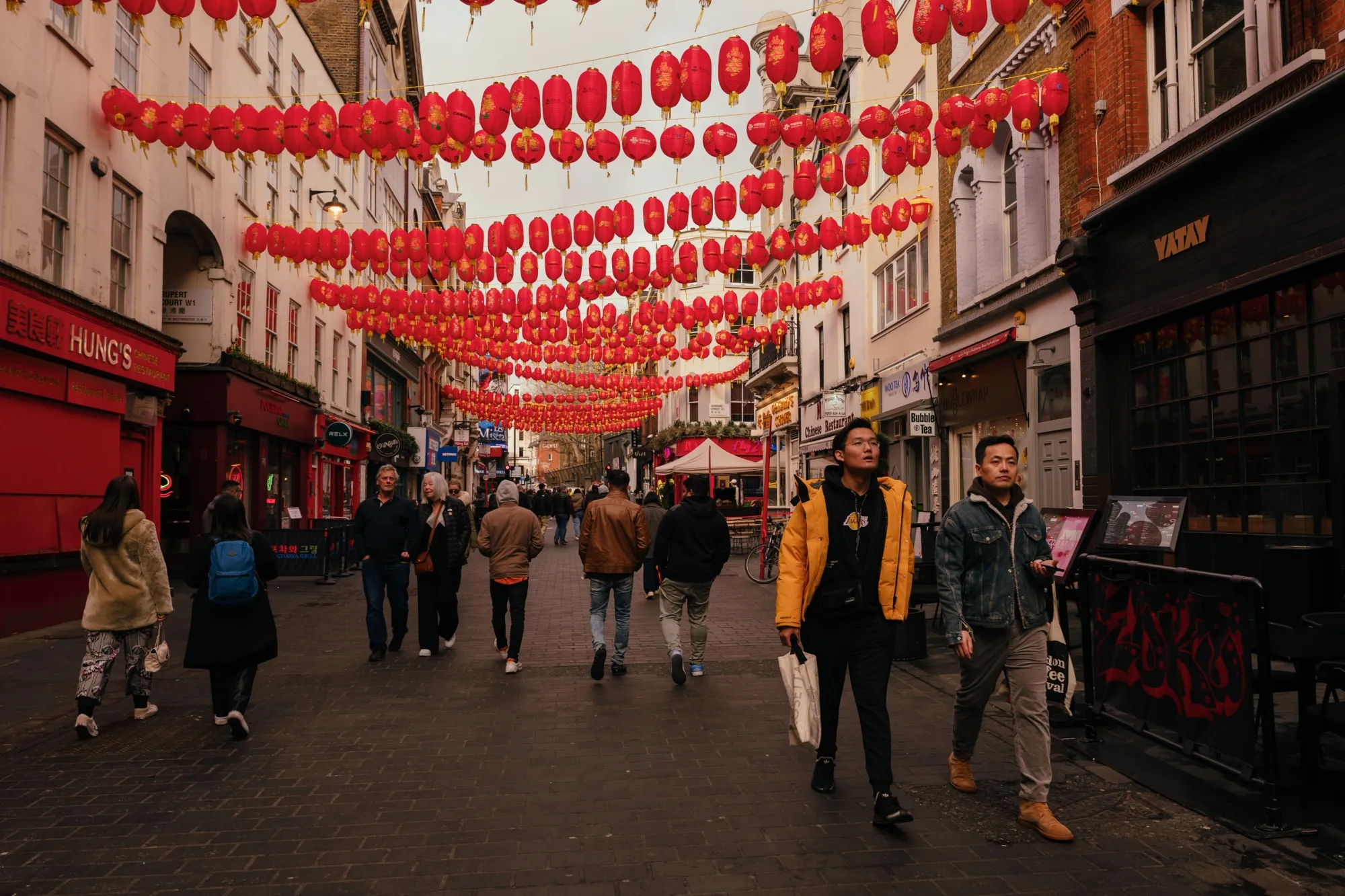 Chinatown in London, on Feb. 2.