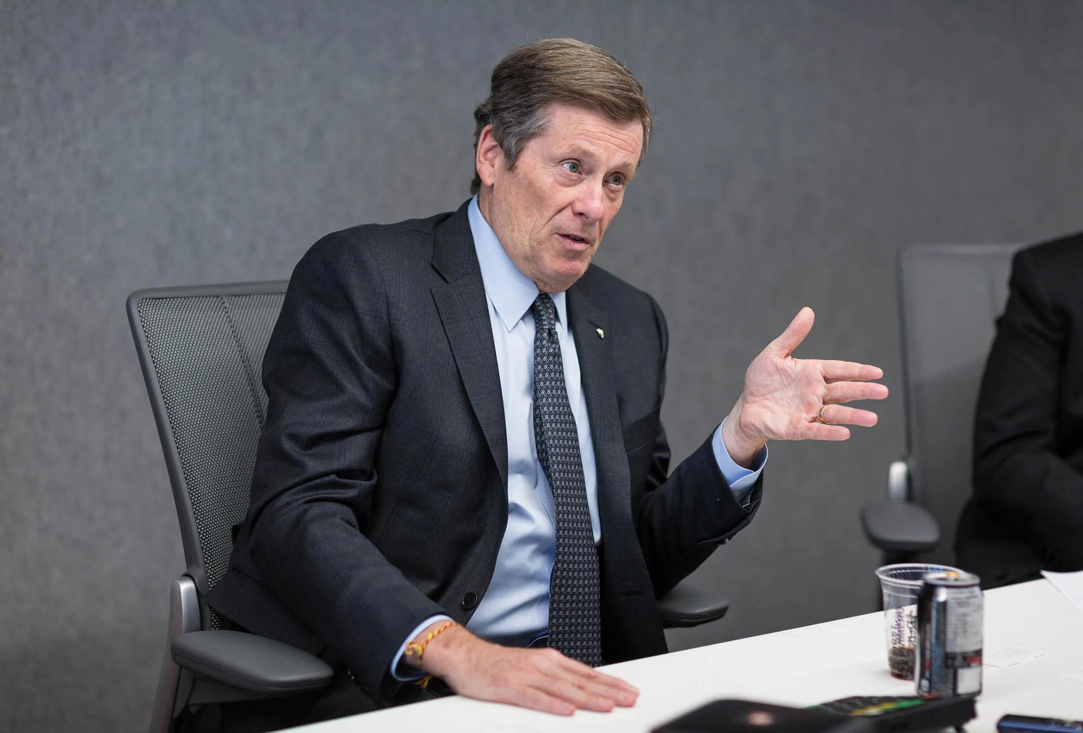 John Tory, mayor of Toronto.
