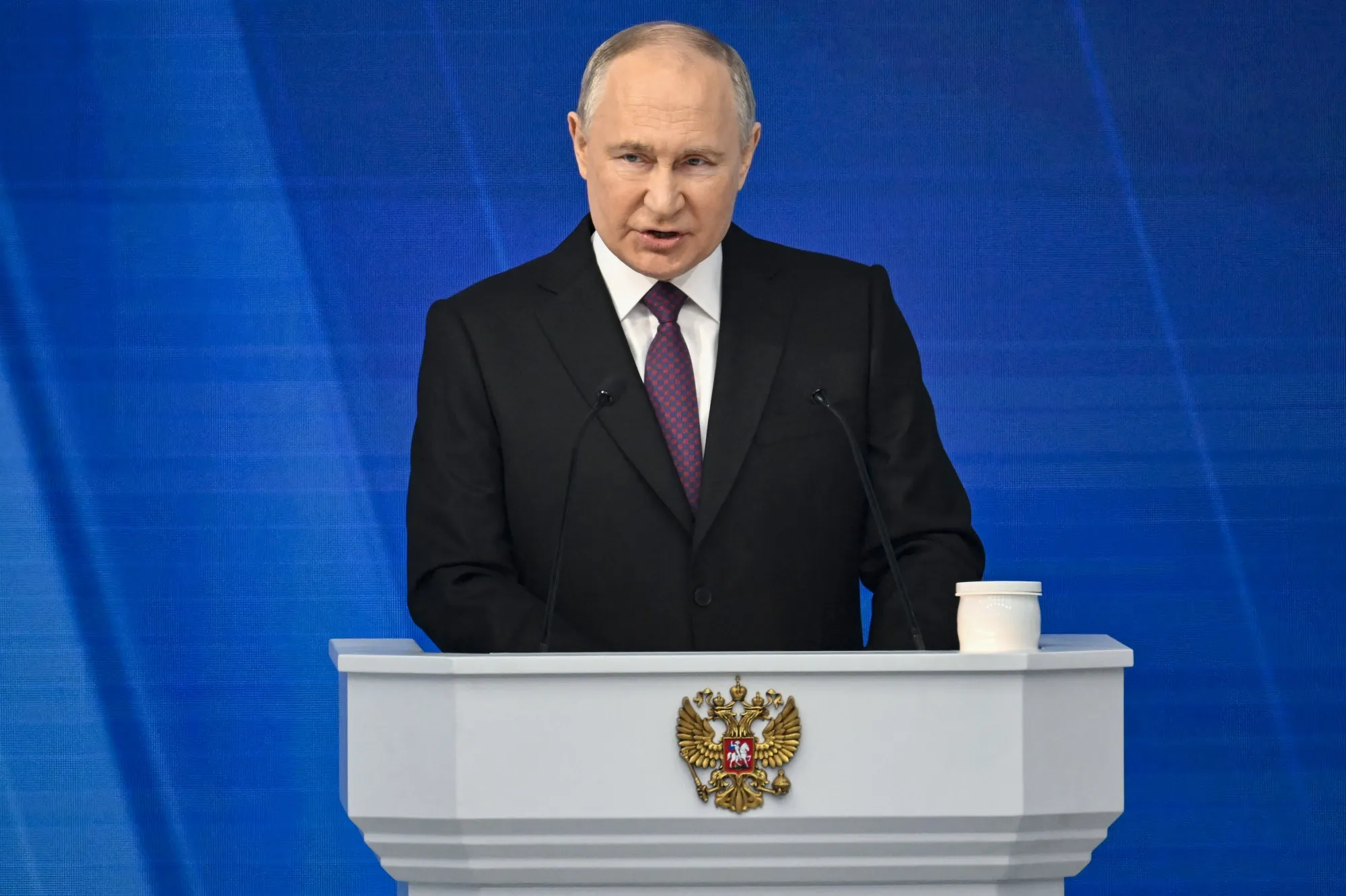 Vladimir Putin in 2024.&nbsp;