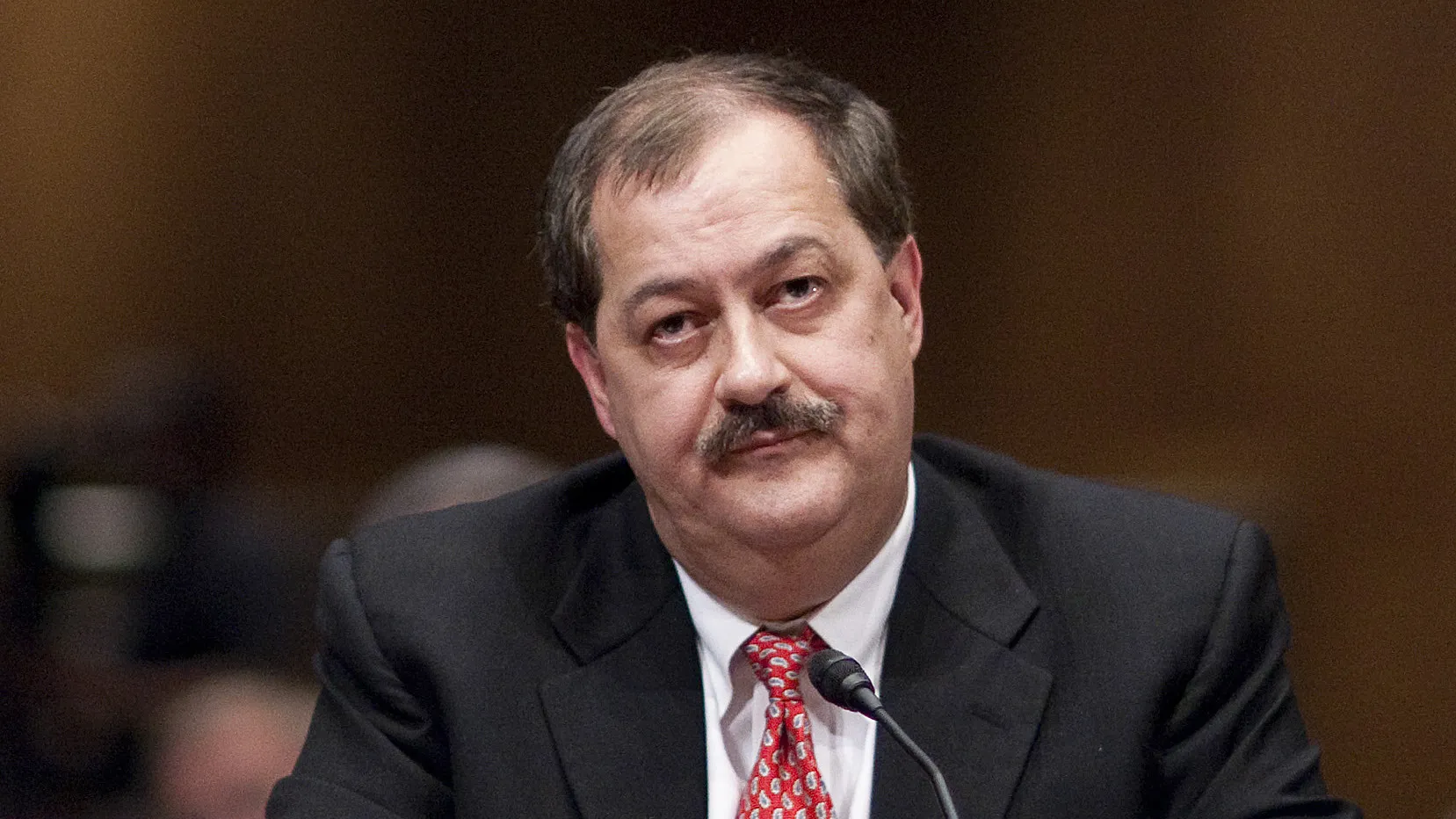 Don Blankenship during a Senate Appropriations Committee hearing on May 20, 2010. Photographer: Andrew Harrer/Bloomberg

