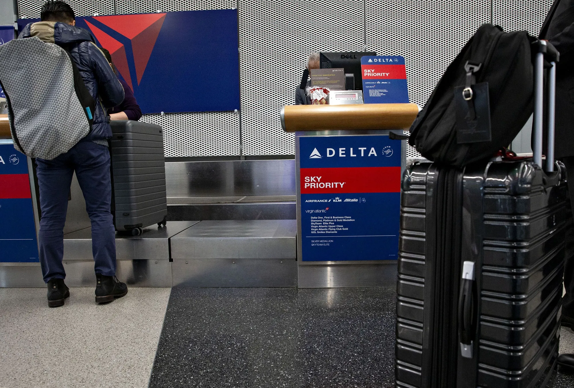 A Delta Air Lines Inc. Terminal Ahead Of Earnings Figures