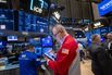 Traders On The Floor Of The New York Stock Exchange After Trump Unveils 10% Global Tariff