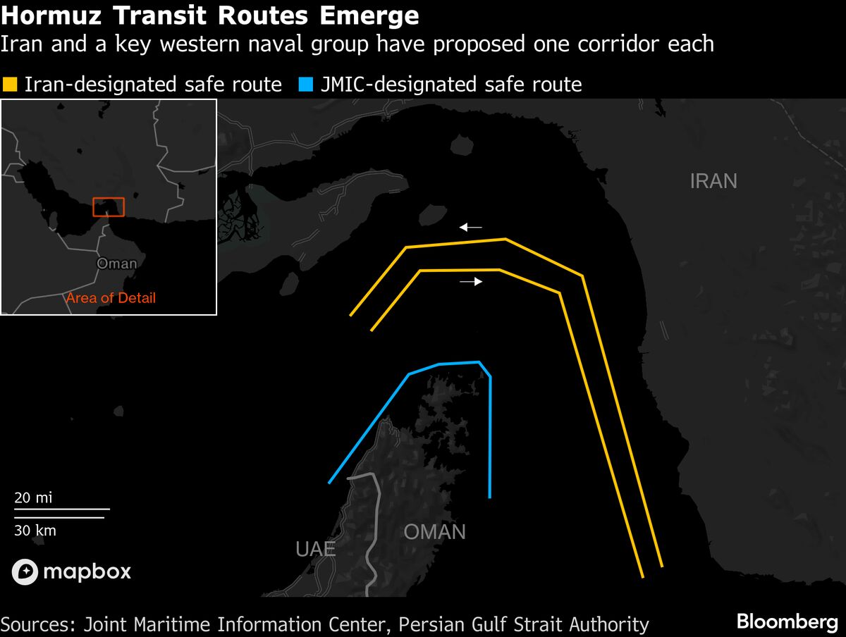 Iran, Oman Say They’ll Work on Pact for Hormuz Transit Costs.