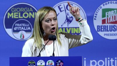 Watch Giorgia Meloni Expected to Win Italian Election - Bloomberg