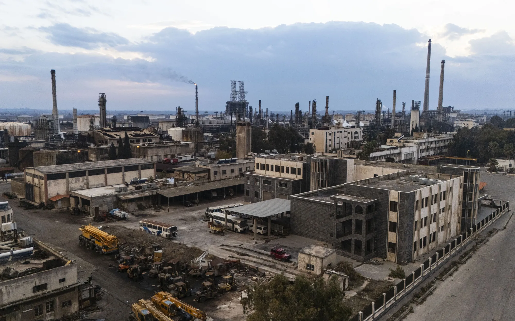 An oil refinery in Homs, Syria.&nbsp;