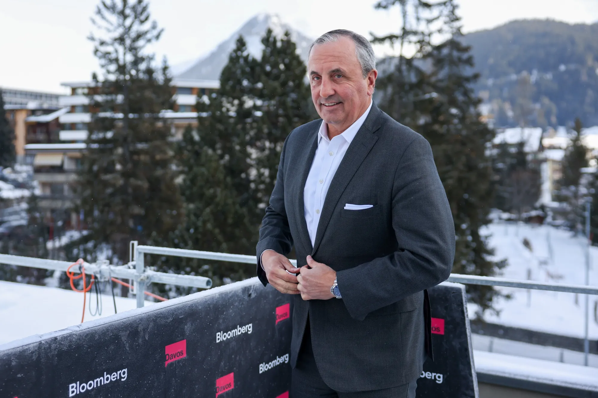 Carmine Di Sibio in Davos on Jan. 18.
