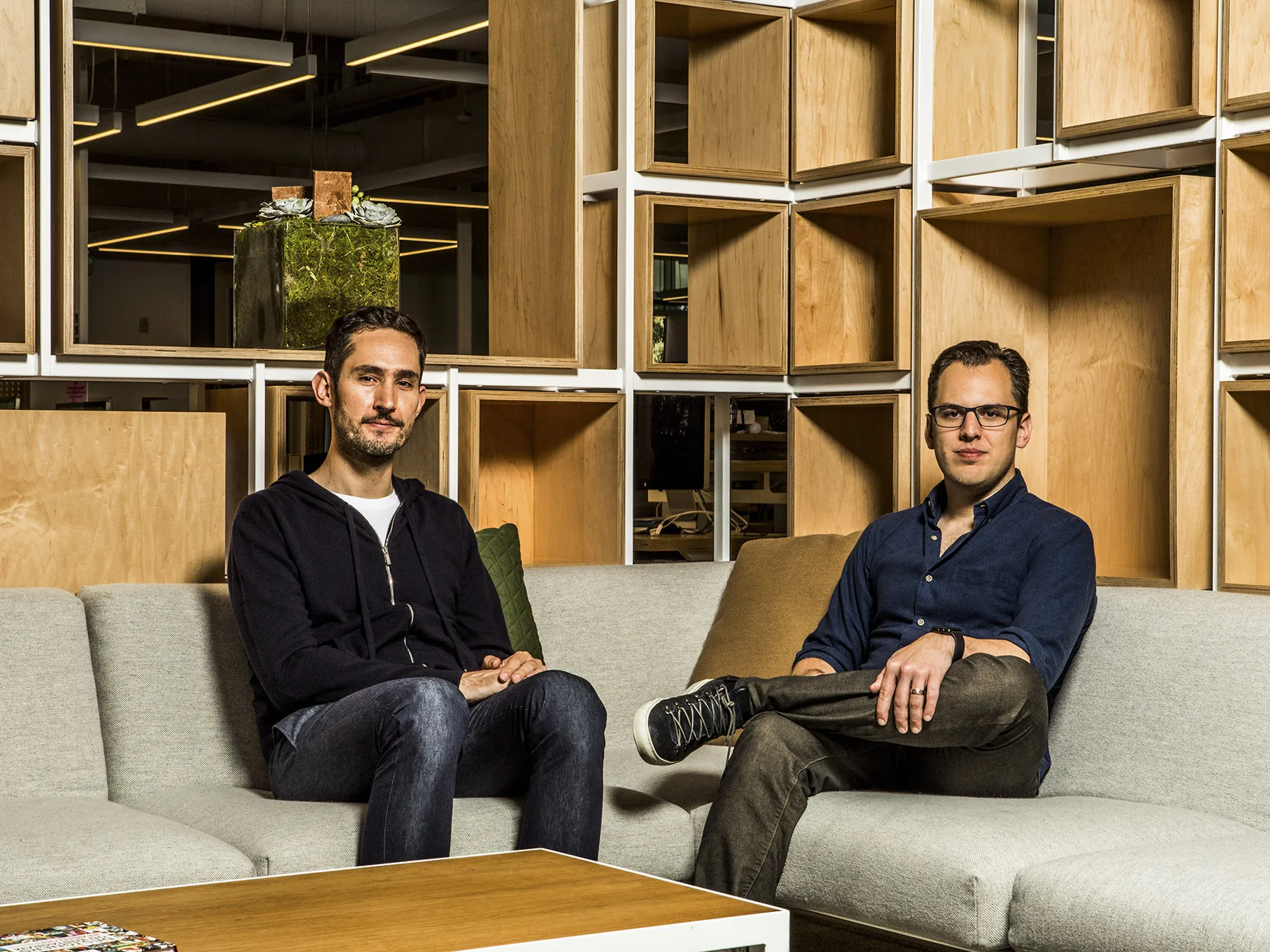 Kevin Systrom, left, and Mike Krieger&nbsp;