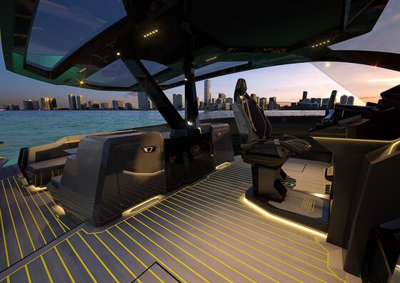 Lamborghini’s New $3.4 Million Yacht Has Splashy Supercar DNA