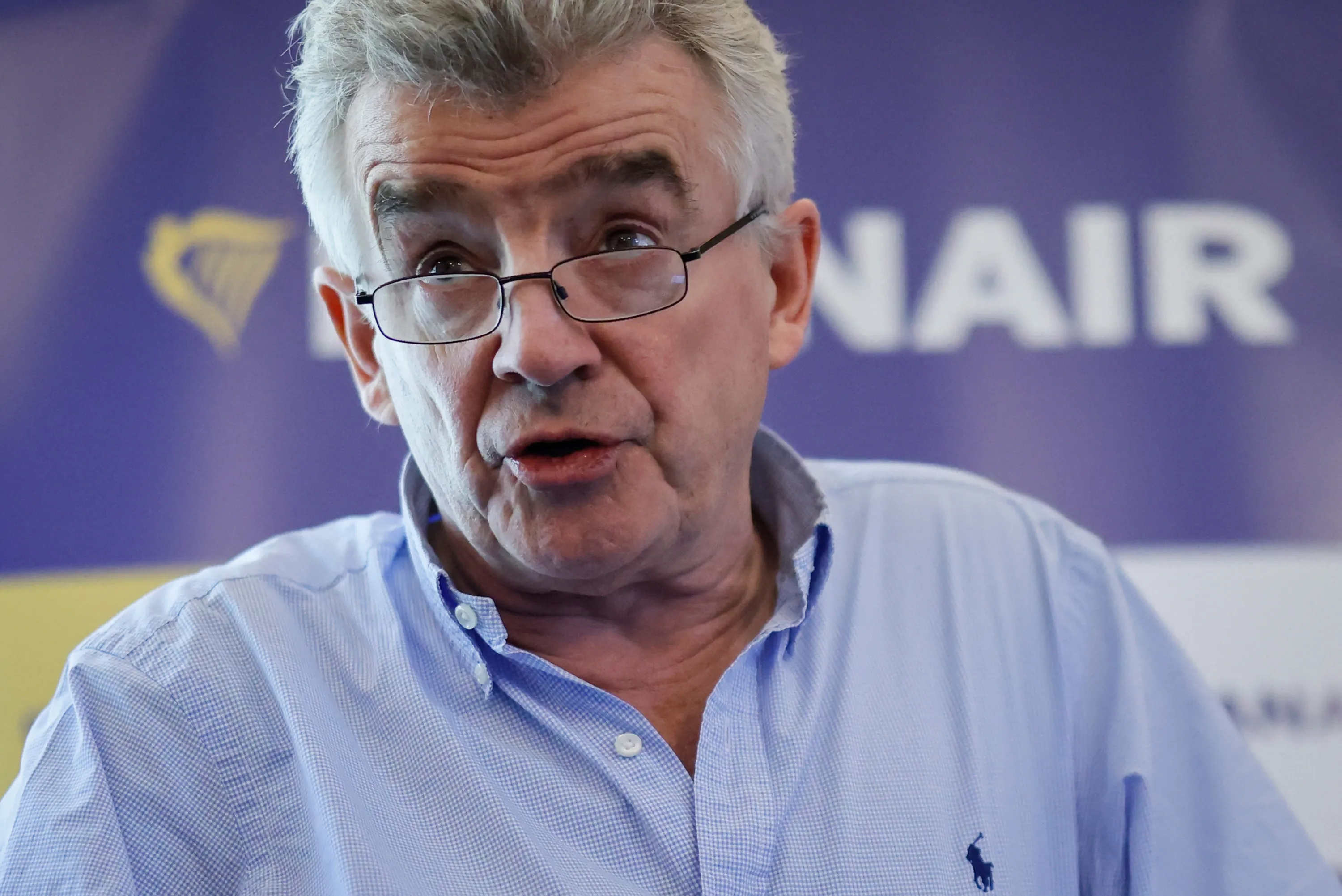 Michael O Leary on March 2.