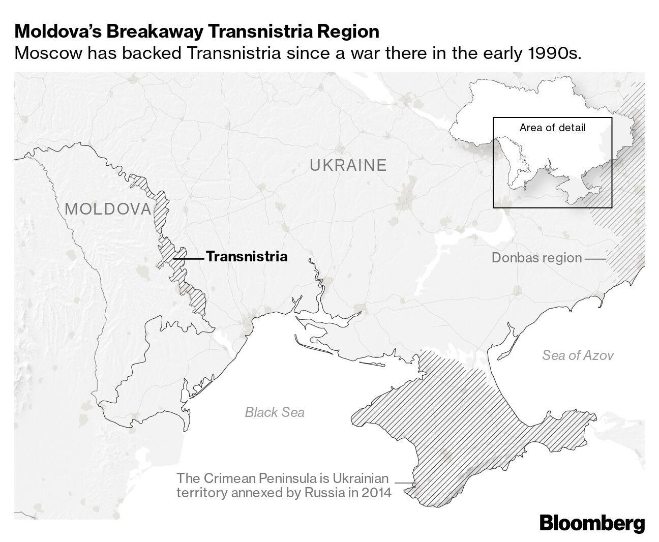 Transnistria Map Why Moldovas Breakaway Region Matters to Russia