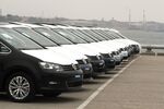Volkswagen AG Automobile Manufacture And Shipping Operations As European Car Production Grows