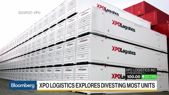 XPO Jumps Most Since August After CEO Seeks to Break Up Company