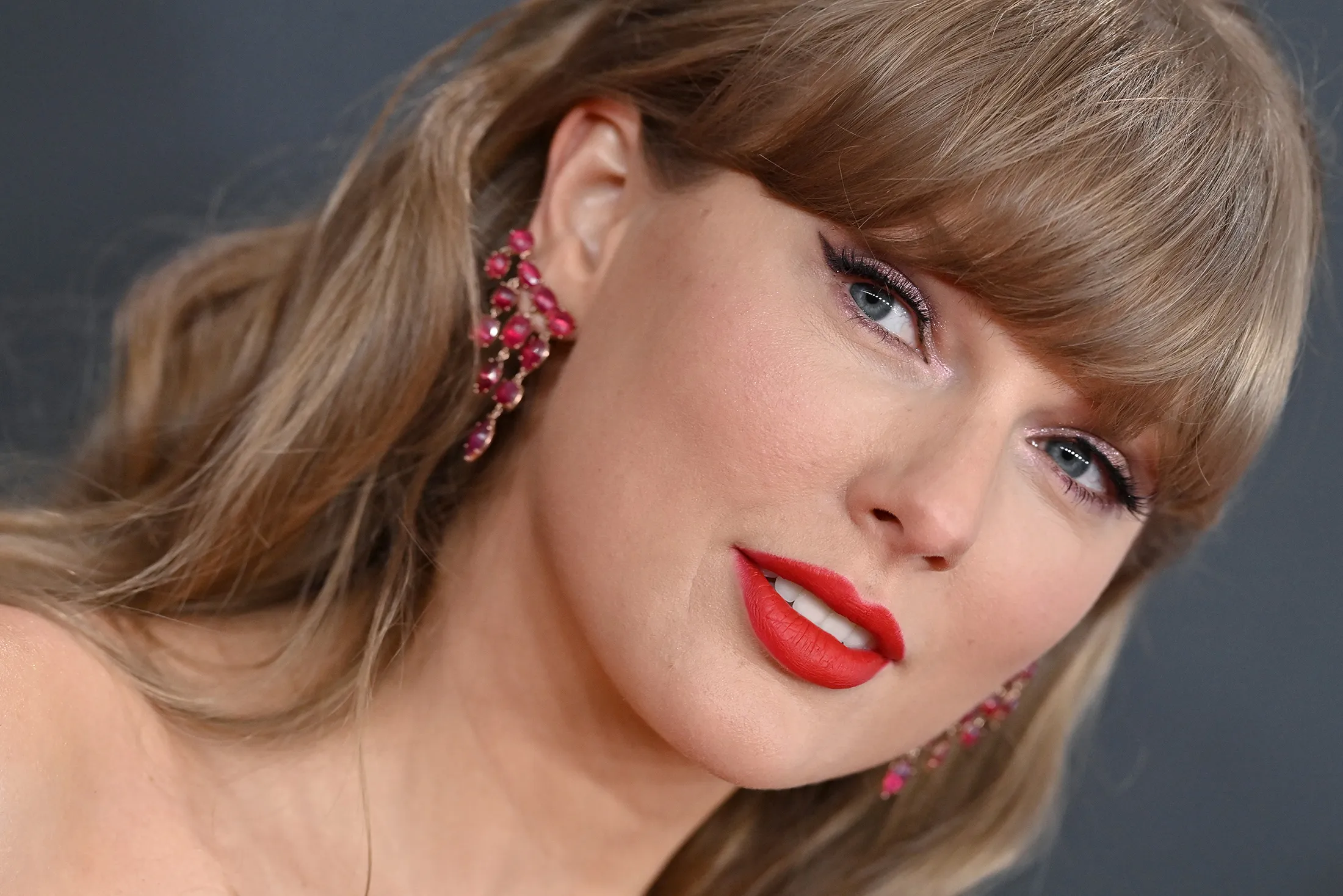 Taylor Swift at the Grammy awards in February.