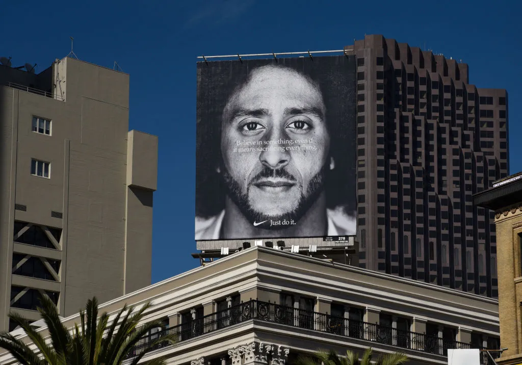 Nike NKE Earnings Put Colin Kaepernick Ad In Perspective Bloomberg