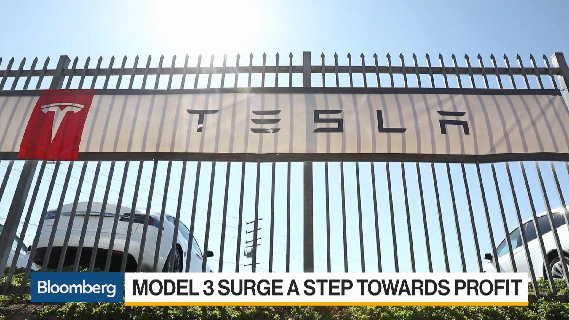 tesla model 3 surge marks a big step toward musk s profit goal video