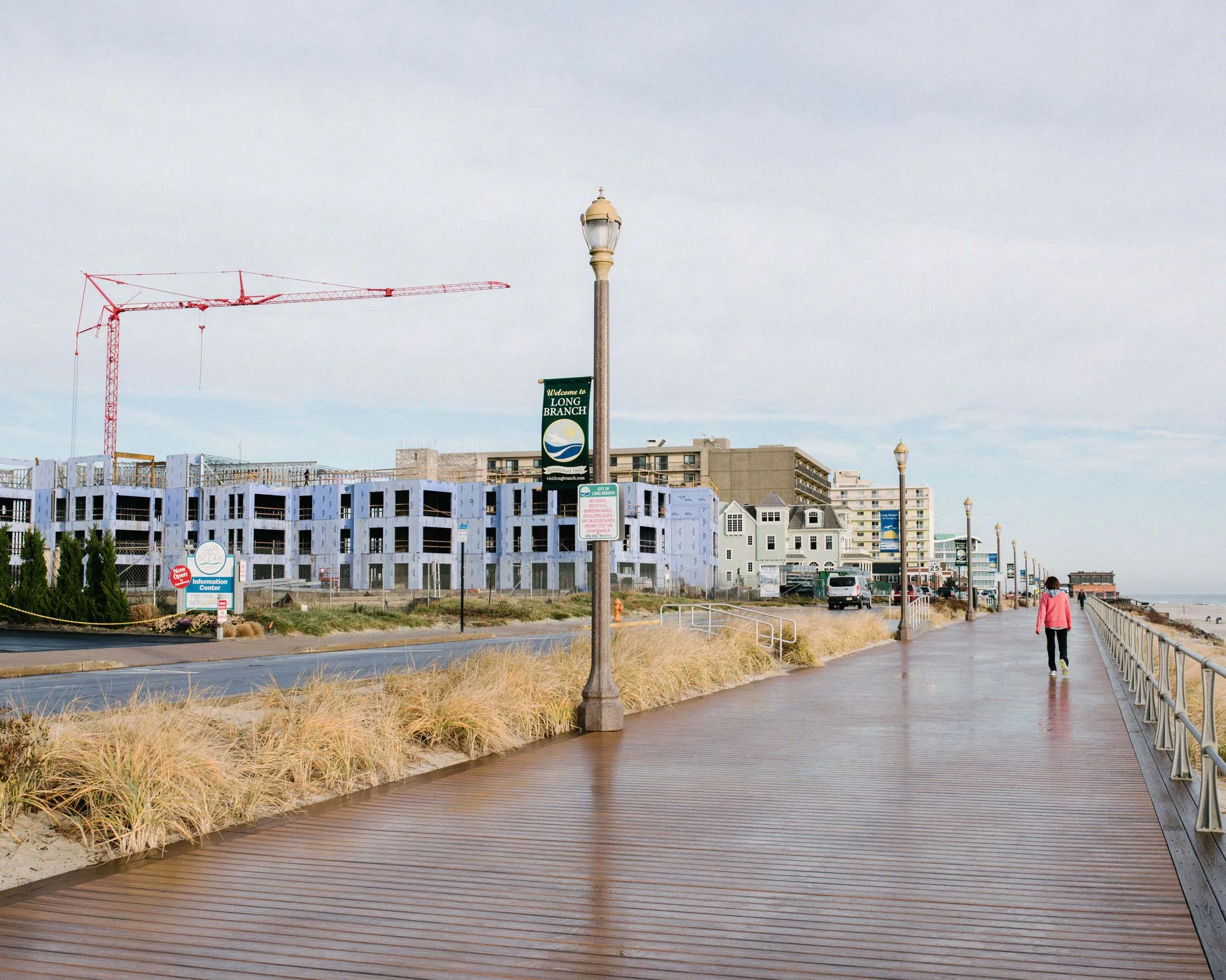 The Long Branch, N.J., boardwalk.