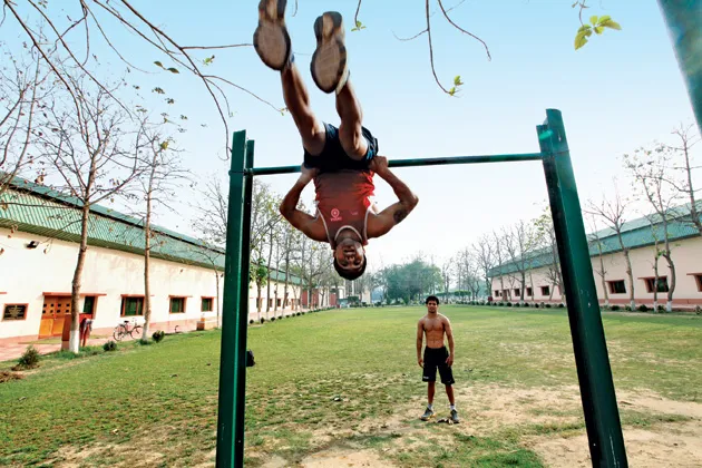 Olympic aspirants for India in training