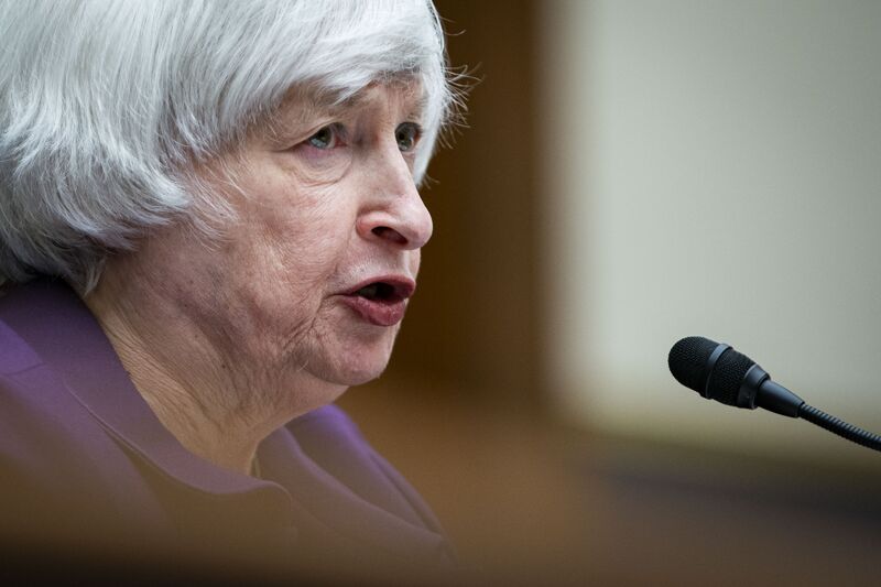 Janet Yellen testifies to the House Financial Services Committee&nbsp;on April 6.