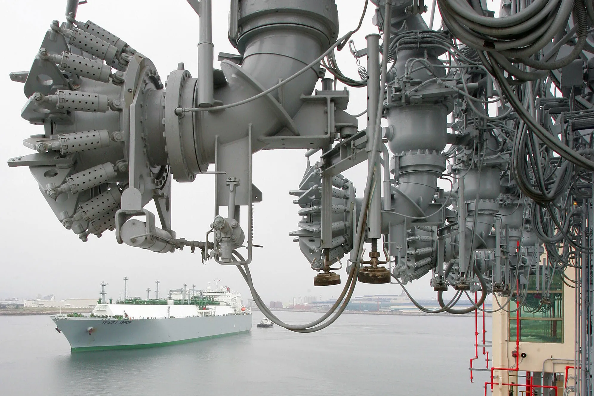 An LNG receiving terminal in Taichung, Taiwan.