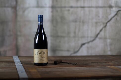 A 2001 bottle of Olga Raffault, Chinon, featured as a daily wine on SommSelect.