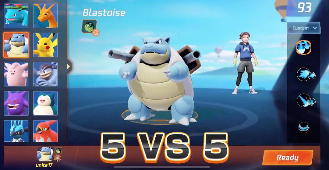 Pokémon UNITE: Blastoise chega ao game em setembro