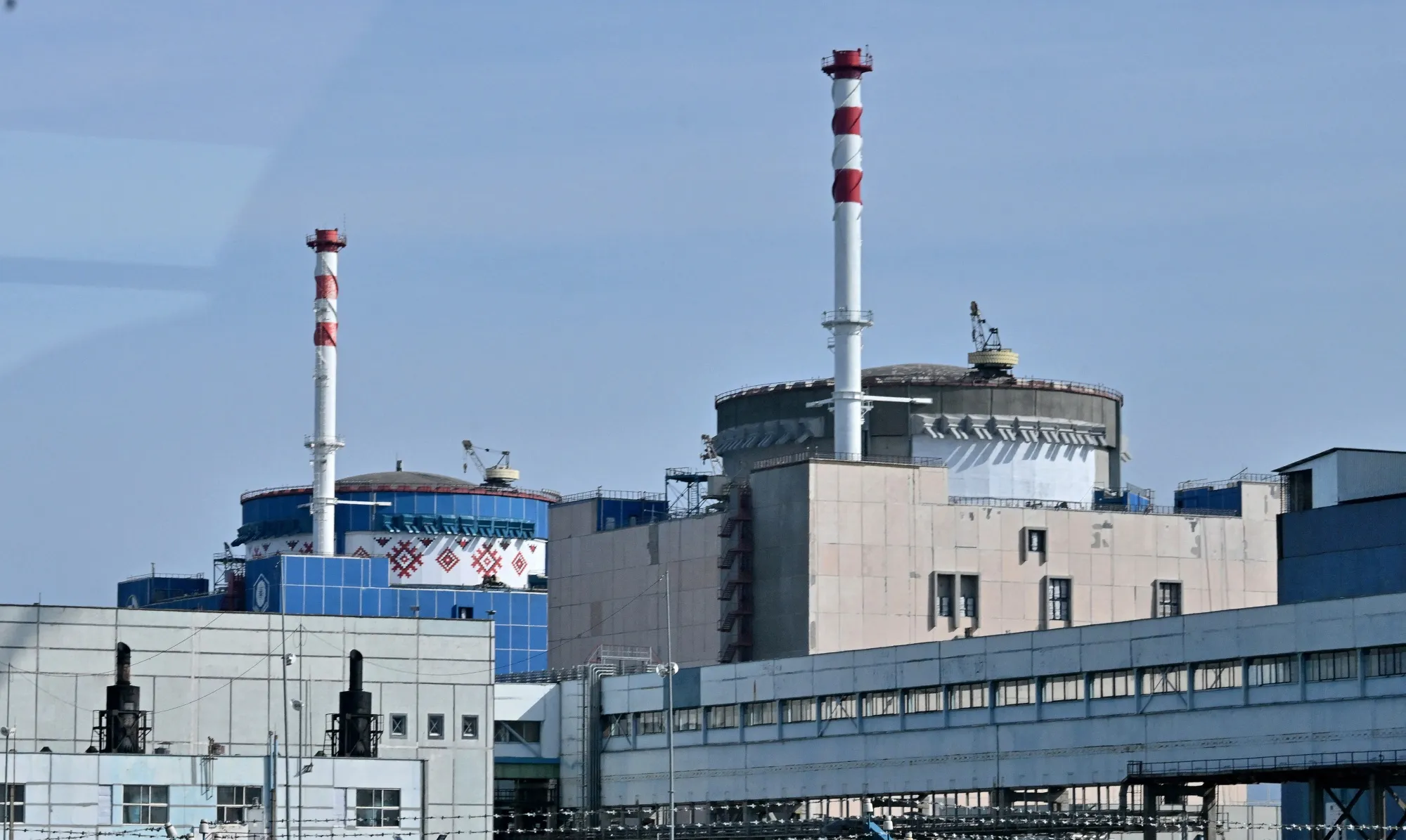 Khmelnytsky nuclear power plant in Ukraine.